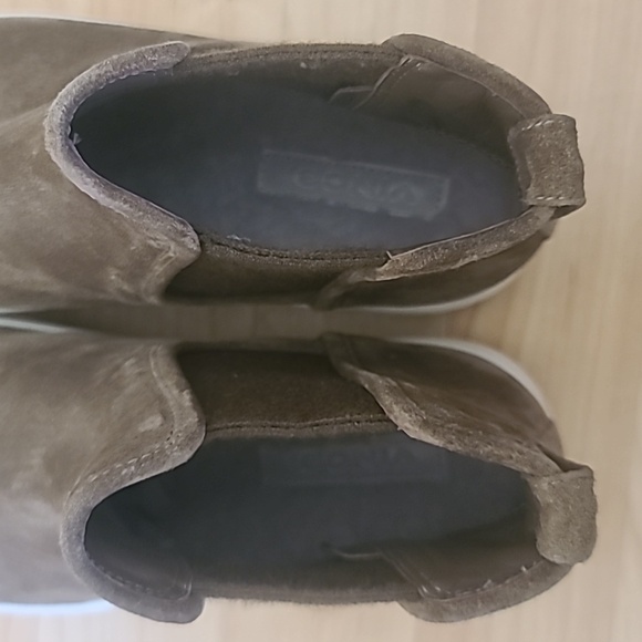 VINCE (NEW) Warren Chelsea Slip-on Platform Suede Boots, Size EU 36.5/ US6.5 - Picture 9 of 10